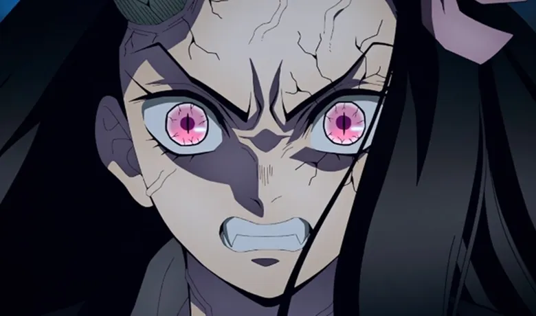 Nezuko and Tanjiro's fight against Spider Woman only exists in the anime