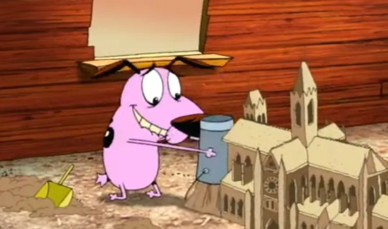 The character Courage the Cowardly Dog