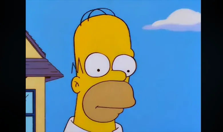 O personagem Homer J. Simpson