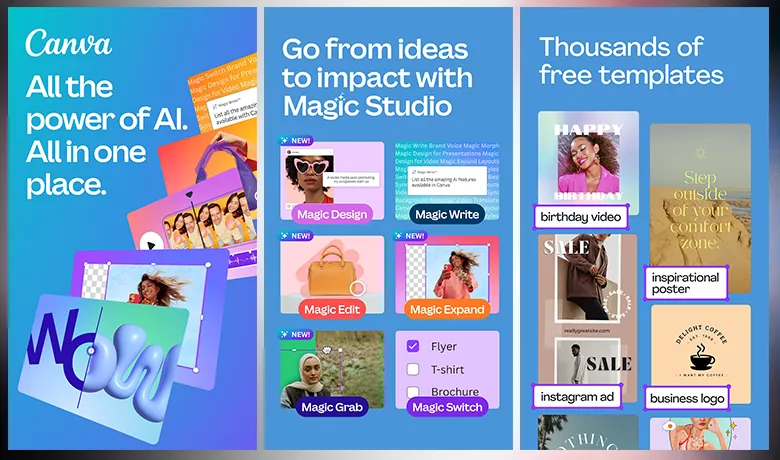 The Canva app