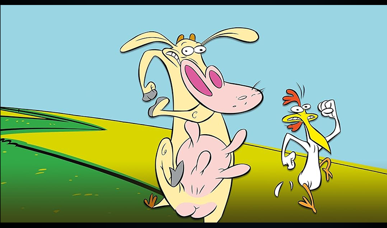 The Cow and the Chicken cartoon