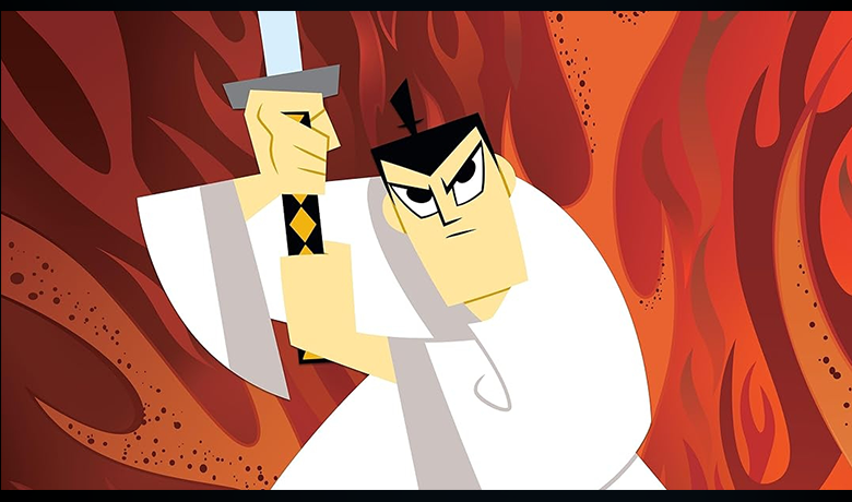 The Samurai Jack cartoon