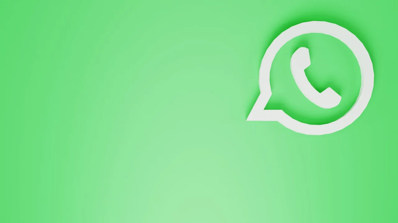 Logo WhatsApp dengan latar belakang hijau