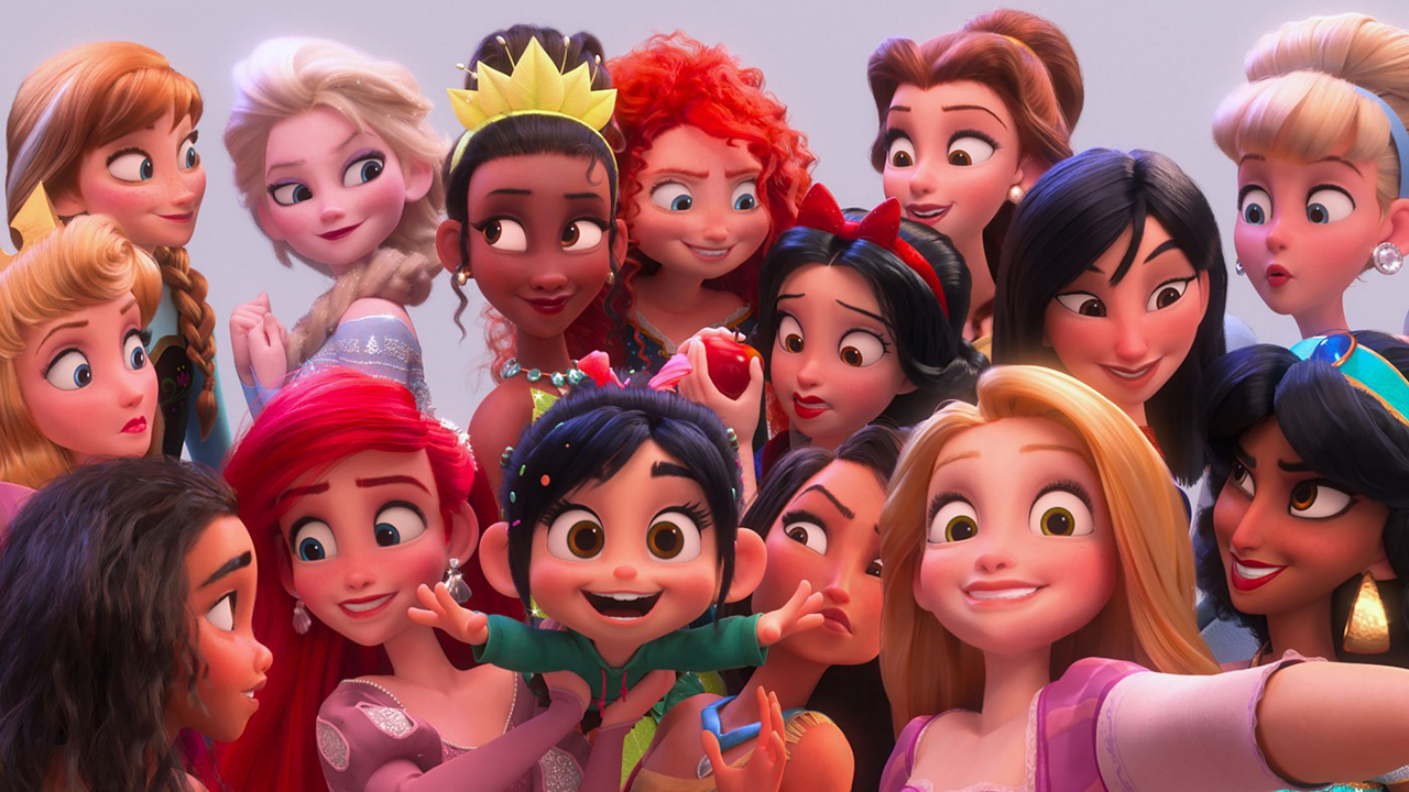 All the Disney princesses together in one photograph