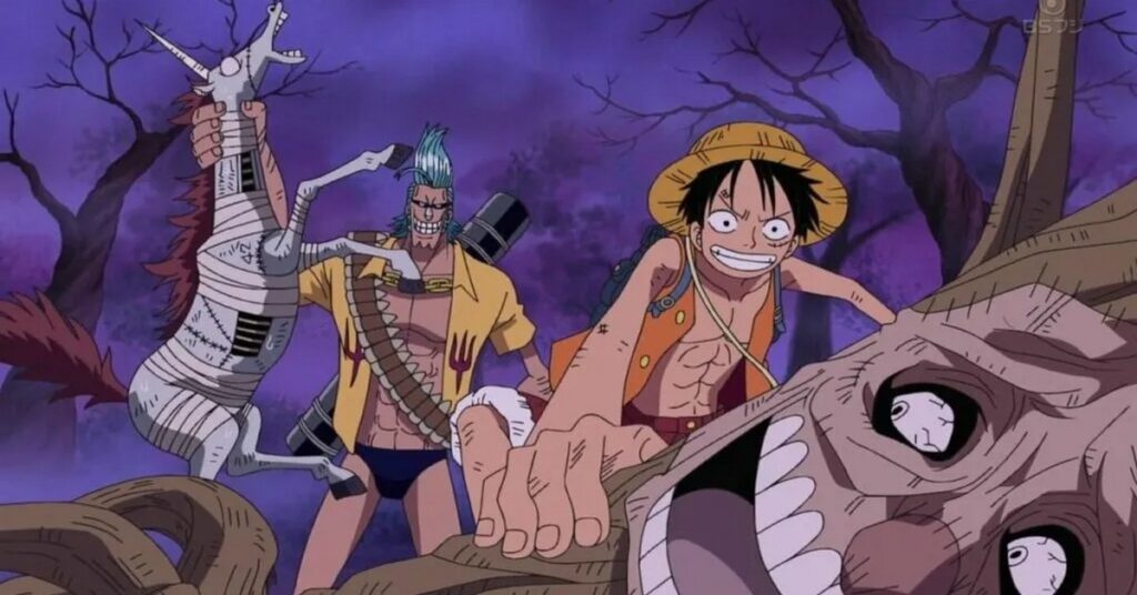 Karakter One Piece di Arc Thriller Bark