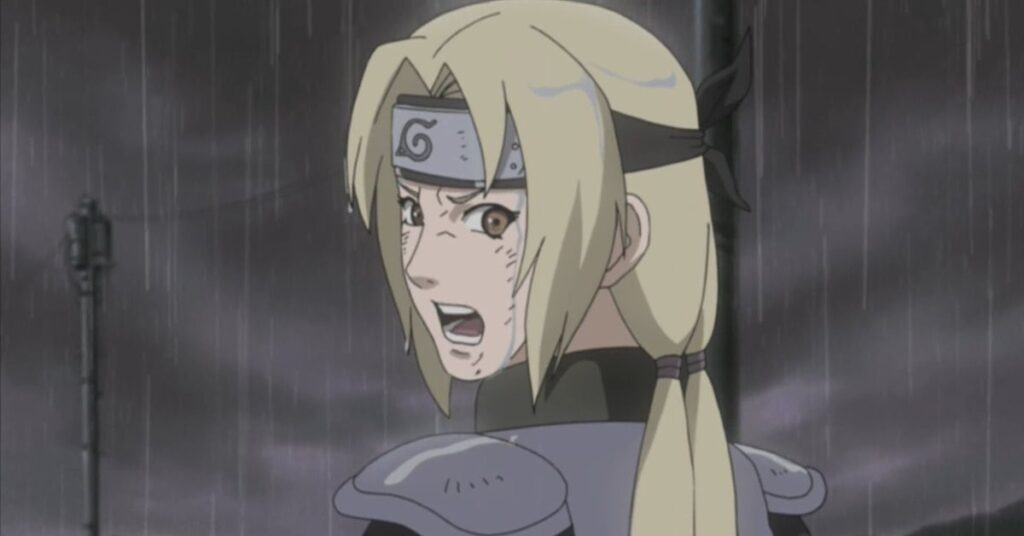 Tsunade Senju ketika dia masih muda dan merupakan bagian dari trio 3 Sannin Legendaris