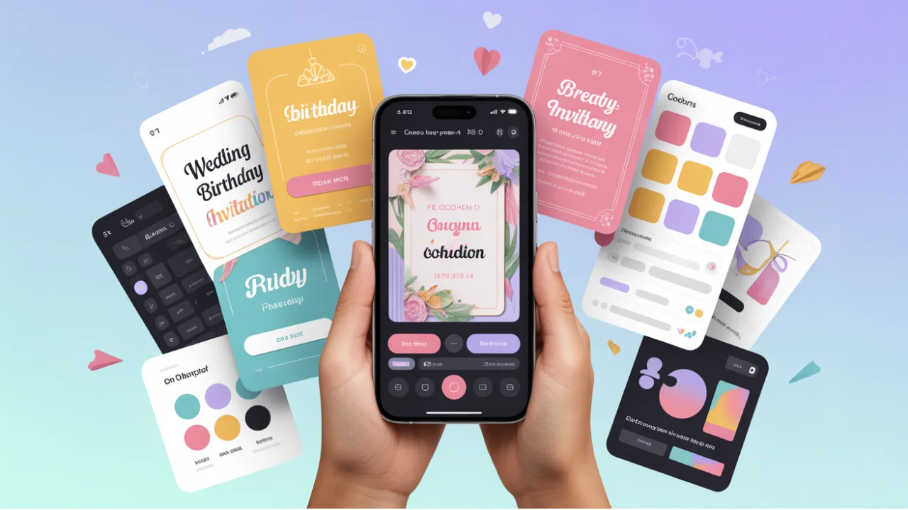 招待状作成アプリ