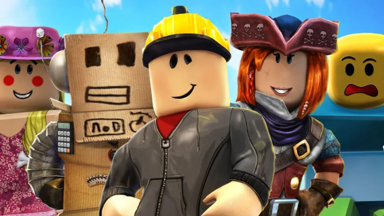 Personagens de Roblox juntos