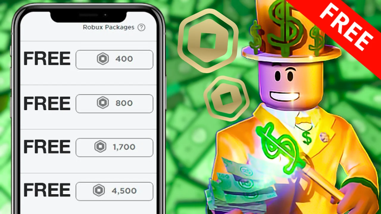 Robuxを無料で入手